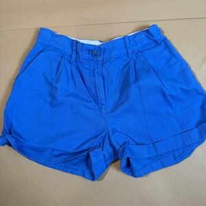 Crewcuts Girls Blue Cuffed Shorts‎ Casual Summer Size 10